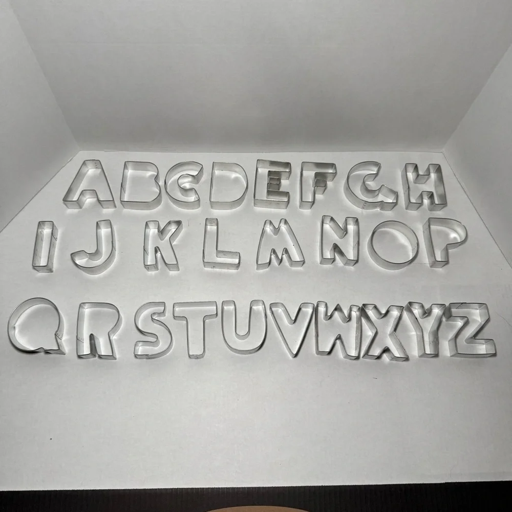 Vintage Alphabet Cookie Cutters